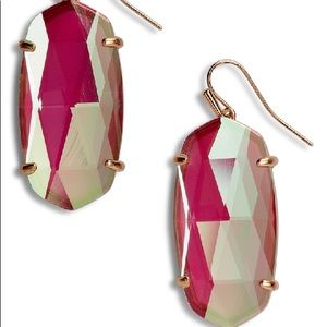 NWOT Kendra Scott Esme Rosegold Dichroic